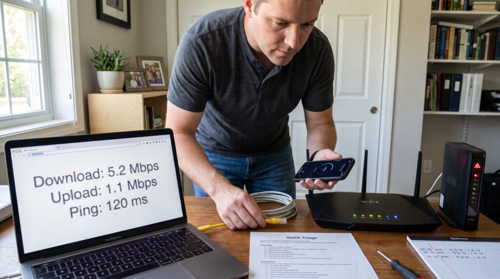How to Troubleshoot a Slow Internet Connection